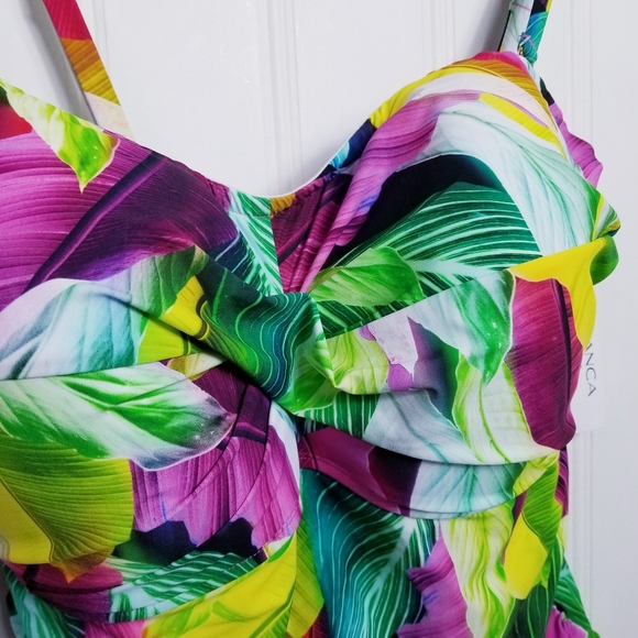 La Blanca | Swim | La Blanca Tropical Rain Onepiece Swimsuit 22w New | Poshmark